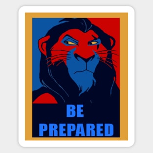 Scar be prepared Sticker